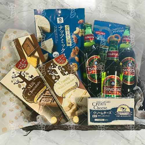 Sweet And Savory Basket-Christmas Gift Ideas For Friends