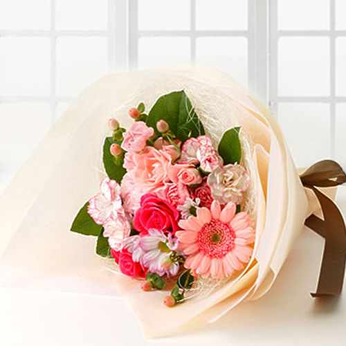 Floral Embrace Bouquet-Flowers For Him On His Birthday