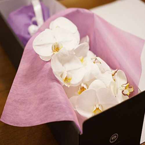 White Phalaenopsis  Arrangement-Luxury Wedding Flower Arrangements