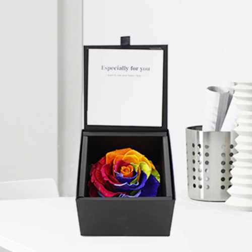 Diamond Rainbow Rose-Valentines Present Ideas For Her