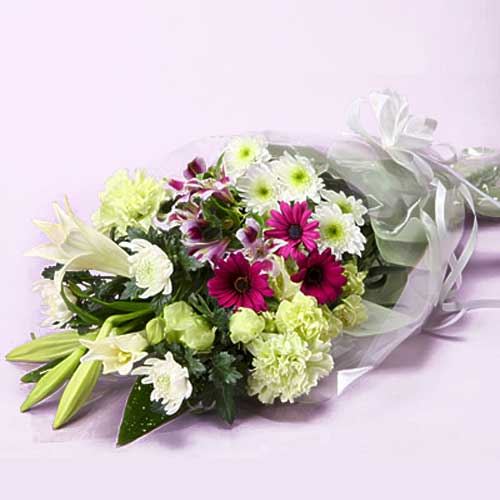 - Seasonal Flower Bouquet For Funeral