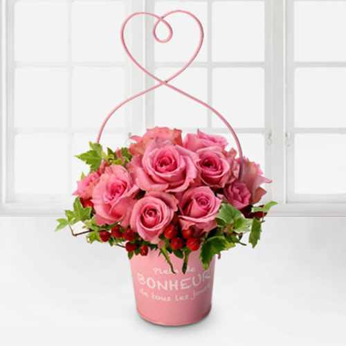 25 Mix Rose Bouquet - Happy Birthday Flower Bouquet Delivery In Japan