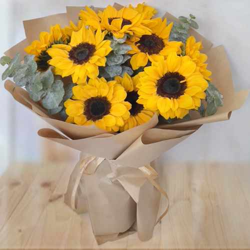 Sunflower Bouquet-Get Well Soon Flowers Delivery For Her