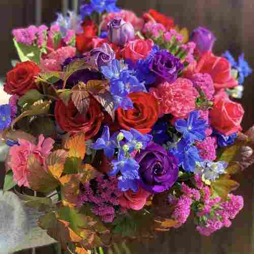 Rainbow Flower Arrangement-Sending Anonymous Flowers On Valentine's Day