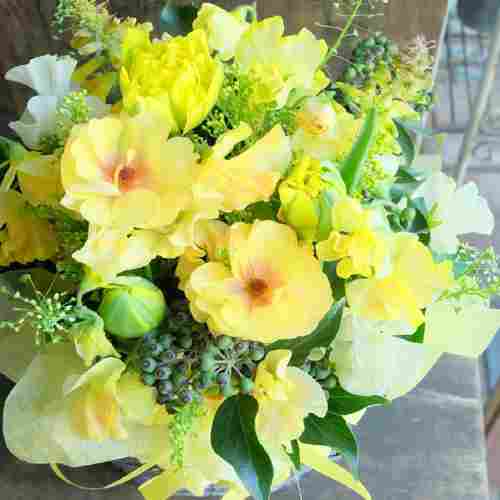 Yellow Delight-Send Get Better Flower Bouquet