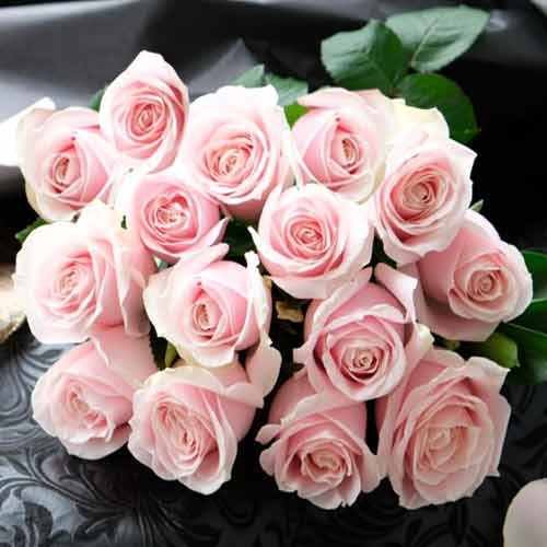 15 Pink Rose Bouquet