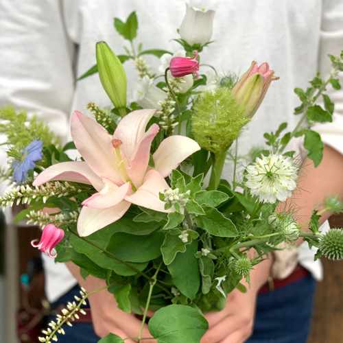 Asiatic Lily Bouquet-Get Well Soon Next Day Delivery Gifts