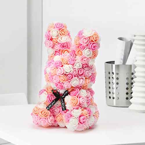 Artificial Colorful Rabbit-Gifts For Grown Daughter