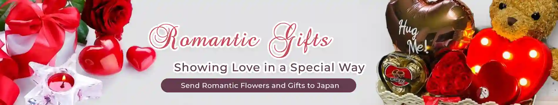 Send Romantic Gifts to Japan
