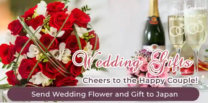 Send Wedding flower and gift to Japan